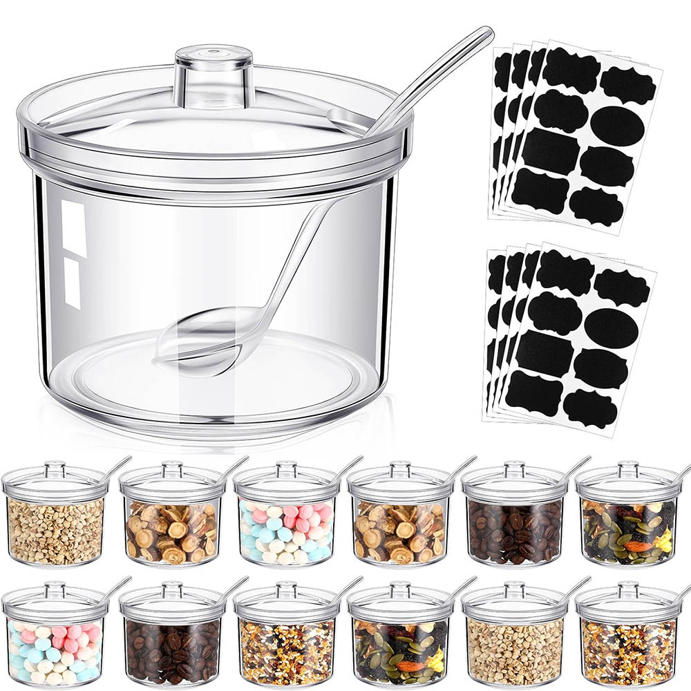 Herbal Wellness Products - Wadah Gula Akrilik/Dispenser Gula Transparan dengan