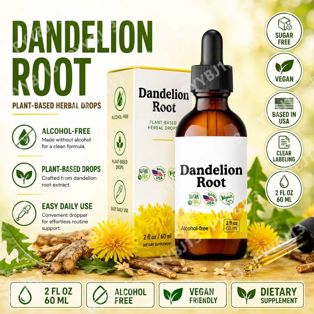 Herbal Wellness Products - Suplemen Akar Dandelion untuk Detoksifikasi dan