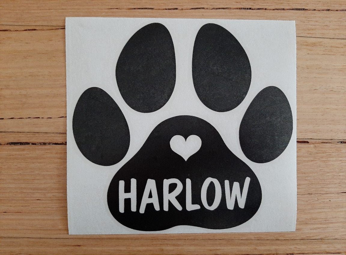 2 buah stiker cetakan kaki per - Cat Claw Bark ulasan dan harga